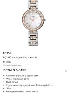 fossil watch women ❤️