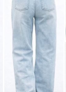 Ripped Wide Leg Jeans