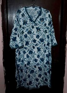 V Neck Kurta Set