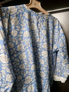 Short Kurti Blue