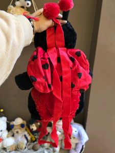 Ladybug Plush Backpack