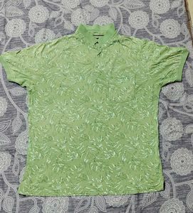 Fluorescent Green Polo T-shirt
