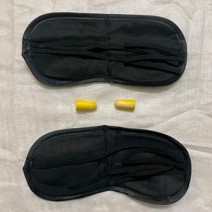 Sleeping Mask &amp; Earplugs ( Ear Plugs Night Eye )