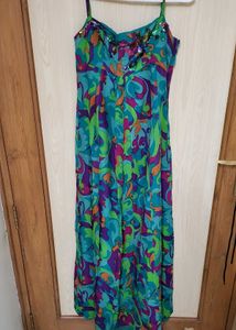 Boho Print Maxi Dress Never Used