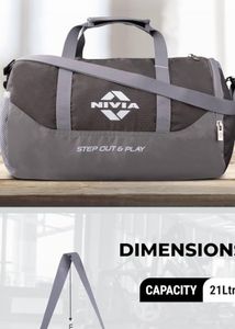 Nivia Gym &amp; Travel Duffel Bag