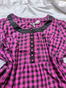 Plaid Short Tunic 🖤