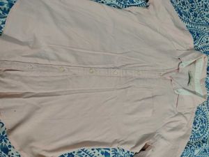 Pink Office Cotton Shirt