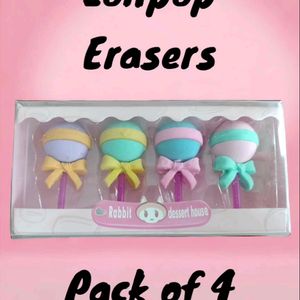 Quirky Food Erasers