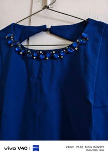 Blue Sleeveless Dress