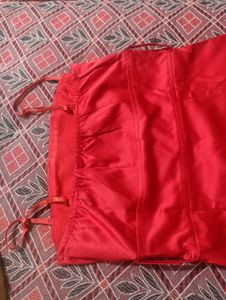 Ravishing Red With Black Sash ♥️