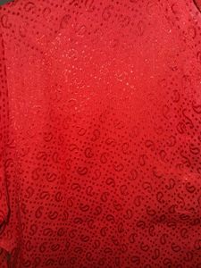 Red Printed Kurta