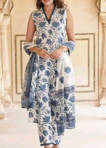 Floral Print Kurta Set