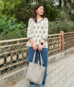Patterned Tunic Top