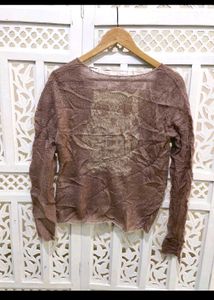 Stylish Graphic Sweater With Free Gift