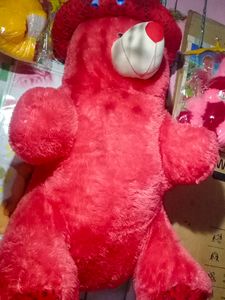Red Teddy Bear with Hat