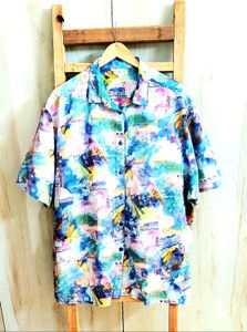 Multicolour Printed Shirt Size-54