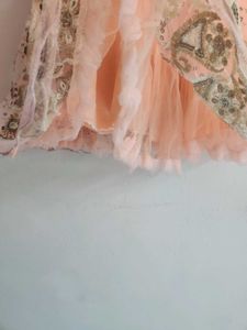 Peach Party Dress
