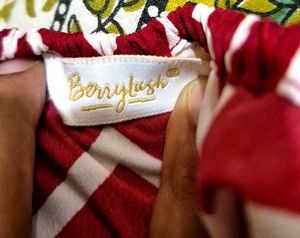 Red And White Bardot Top
