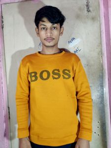 Boss Yellow Sweatshirt