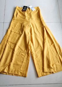 Yellow Culottes Plazo