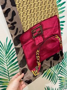 FENDI 100% Silk Stoles
