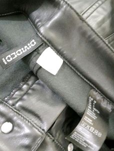 Wide Leather H&amp;m Pant