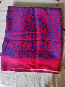 Red &amp; Blue Kurta Set Dress Material