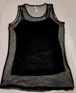 Black Polka Dot Tank Top🖤😍