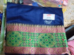 Elegant Blue Saree