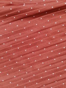 Coral Polka Dot Wide Leg Pants