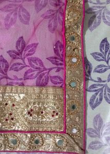 Sky Golden With Pink Very Nice Lehenga Choli