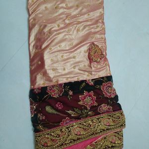 Floral Embellished Saree