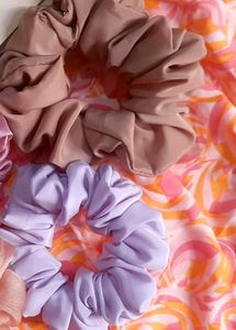 Cute Scrunchie Set | Pack of 4 Different Beautiful
