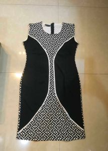 Chic Black & White Dress