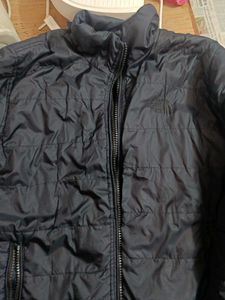 Navy Blue Puffer Jacket