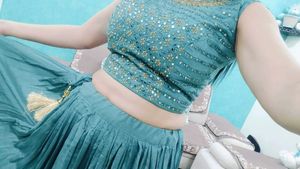 Lehenga Choli And Shrug Set