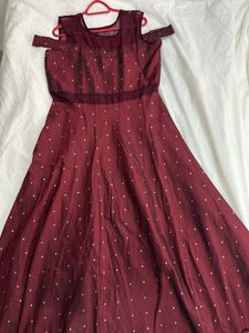 Off Shoulder Ethnic Gown Perfect For Weddings