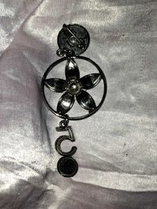 Vintage 'M' Flower Charm