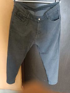 Gray Wash Denim Jeans