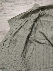 Zara Green Striped Shirt