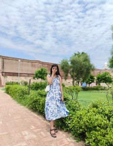 Women Flower Print Dress