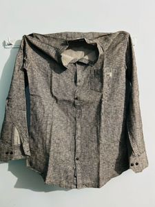 Knitted Grey Shirt(M)