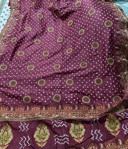 Heavy Bandhani Saree