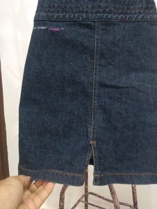 Denim Fitting Skirt