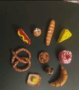 Miniature Clay Food Set