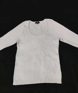 Gray Long Sleeve Winter top/sweater for women