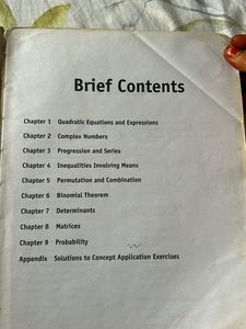 IIT-JEE Mathematics Algebra Book