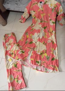 Floral Print Kurta Set