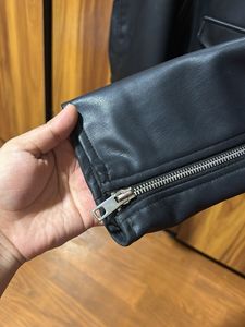 Zara Black Faux Leather Moto Jacket