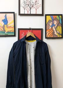 Blue Color Branded Shirt For Men